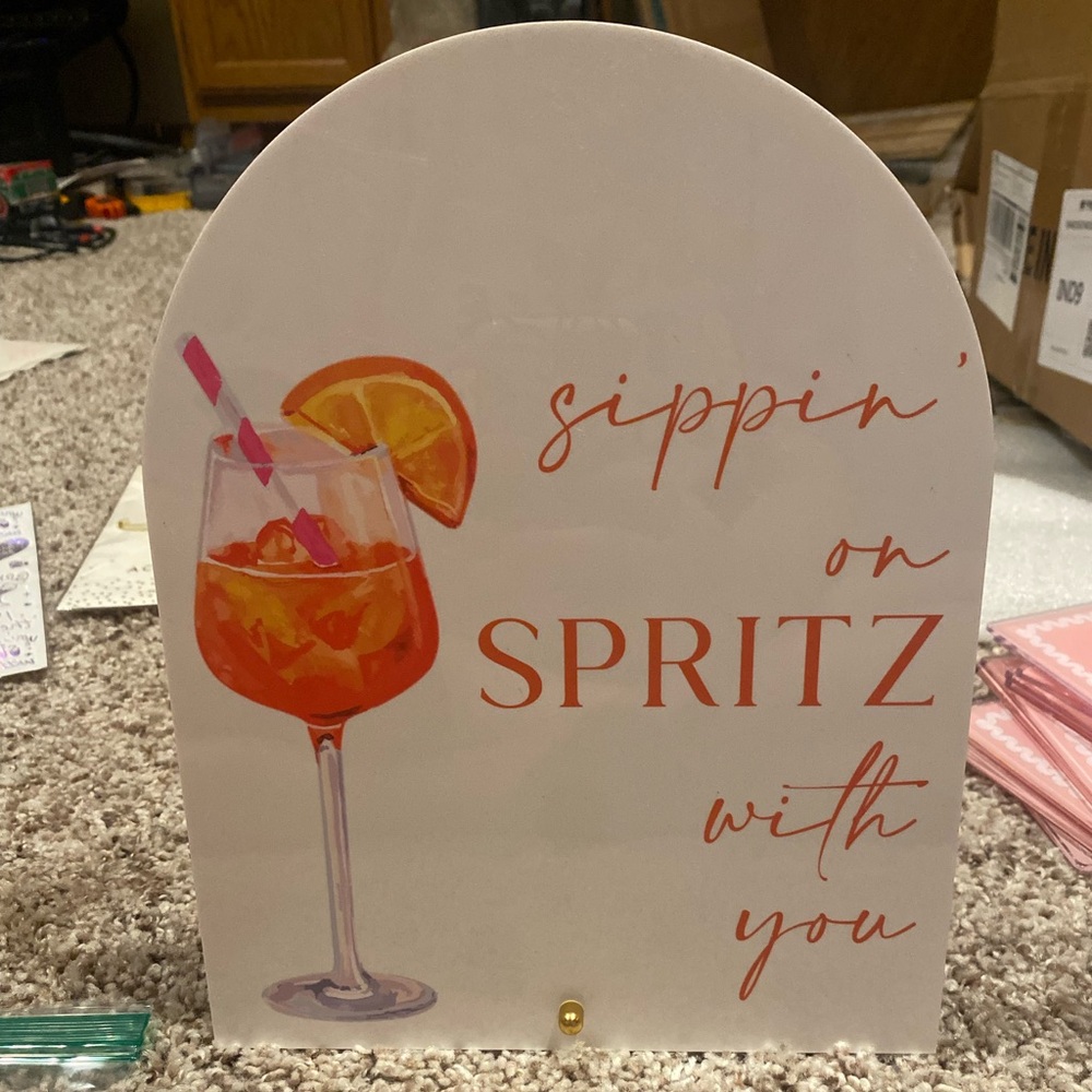 Sippin' on Spritz Sign
